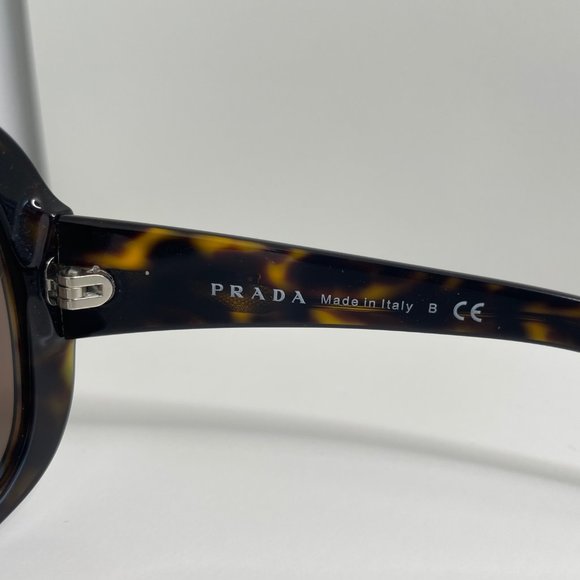 PRADA Sunglasses Tortoise Frame Brown Lenses